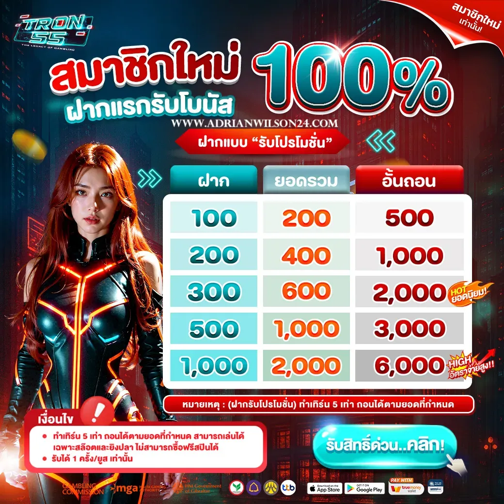 TRON55 เครดิต ฟรี